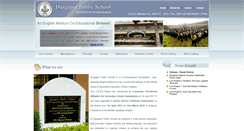 Desktop Screenshot of durgapurpublicschool.com