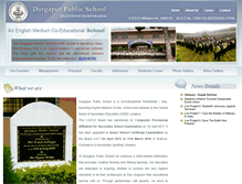 Tablet Screenshot of durgapurpublicschool.com